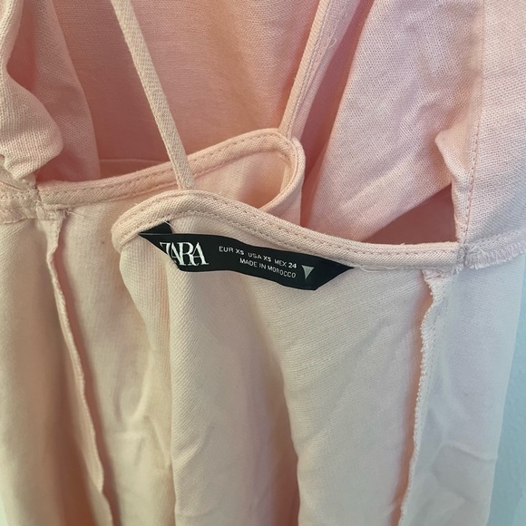 ZARA bow on the back maxi dress (calf length) - Picture 3 of 5